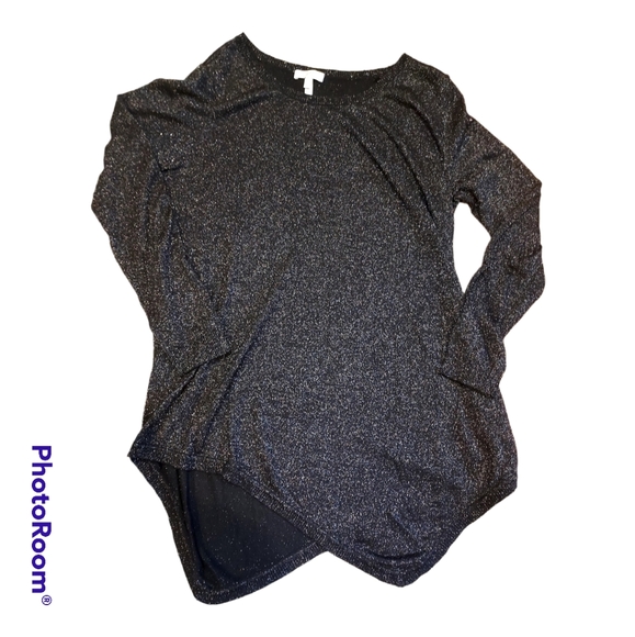 Joie Metallic Asymmetric Sweater, size M - Picture 5 of 5